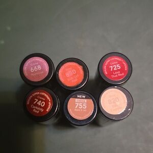 (6) Revlon Super Lustrous Lipstick